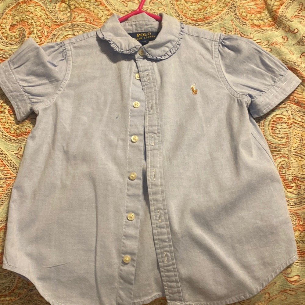 Ralph Lauren shirt size 4/4T, blue